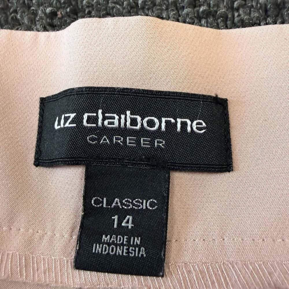 Liz Claiborne Classic Career Pants Size 14 Light Pink - Picture 5 of 7